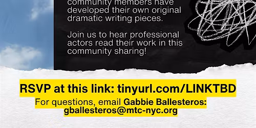 Final Sharing: MTC \u00d7 Assembly Playwriting Residency