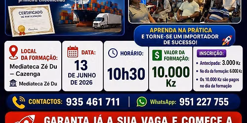 Forma\u00e7\u00e3o presencial de importa\u00e7\u00e3o e Tr\u00e1fego pago 