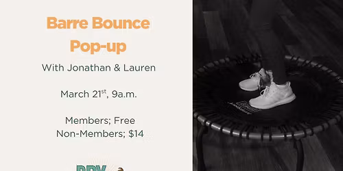 Barre Bounce Pop-Up