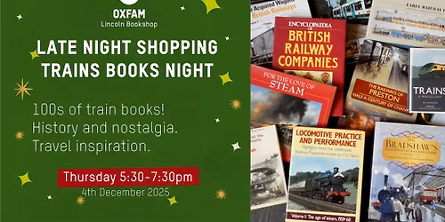 Late Night Shopping: Trains Books Night