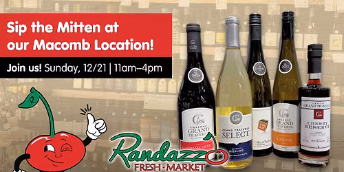 \ud83c\udf47\u2728 SIP THE MITTEN! \u2728\ud83c\udf47 A Michigan Wine Tasting Event - Macomb Location