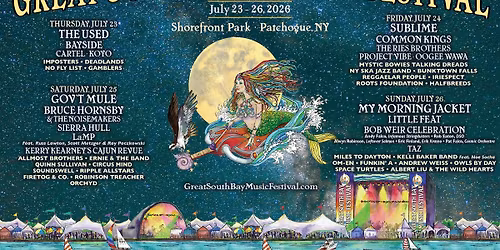 Great South Bay Music Festival 2026