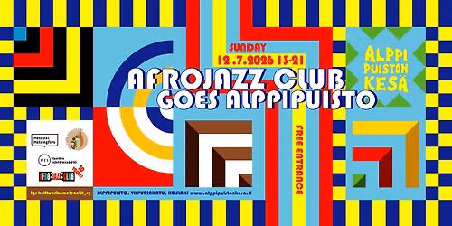 Afrojazz Club goes Alppipuisto 2026