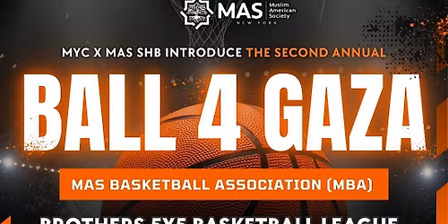 MYC X MAS SHB BALL 4 GAZA LEAGUE