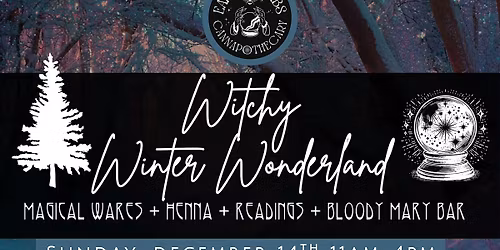 Witchy Winter Wonderland - Market and Bloody Mary Bar