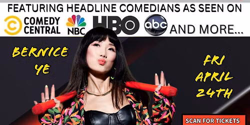 BERNICE YE AT THE FORT WAYNE COMEDY CLUB