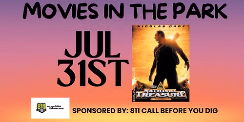 Movies in the Park - National Treasure