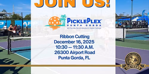 Ribbon Cutting Ceremony \u2013 New Shade Structures at PicklePlex\u00ae