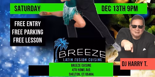 2nd Saturday Salsa Night, Holiday Edition @ Breeze Cuisine