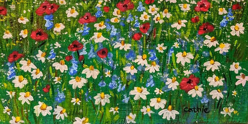 Paint Party "Morning Poppies & Daisies" sponsored by IOH