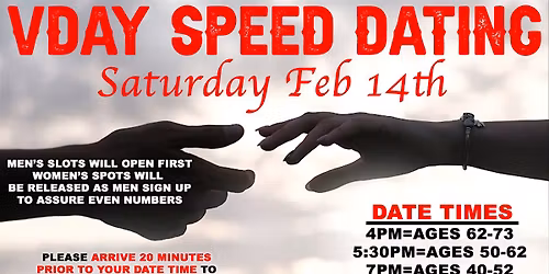 Tackle Box Annual Valentine's Day Speed Dating