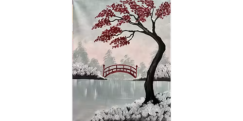 Japanese Winter - Paint and Sip in Boston | Classpop!\u2122