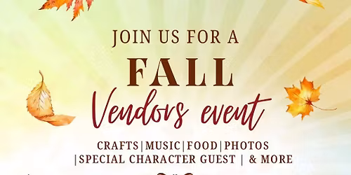 Fall Vendors event 