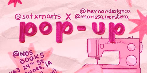 Sewing + Art Pop-up at Nos Books