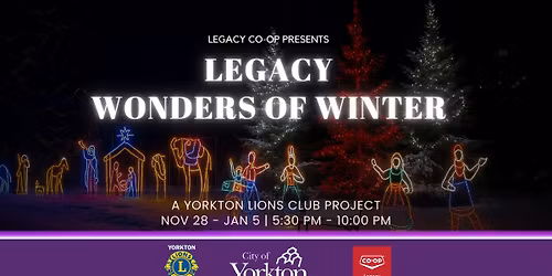 Legacy Wonders of Winter 2025 \u2013 Yorkton\u2019s Drive-Through Christmas Light Display
