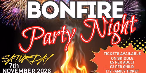 BMGC Bonfire Party Night