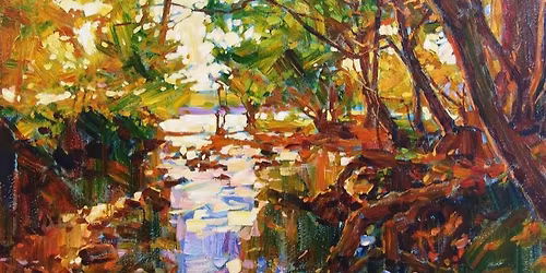 Painting Landscape with Acrylic