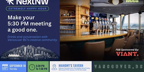 NextNW \/ WCCS Extremely Happy Hour \/ Thirsty Thursday - Vancouver, BC
