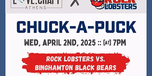 Athens Rock Lobsters at Binghamton Black Bears at Visions Veterans Memorial Arena