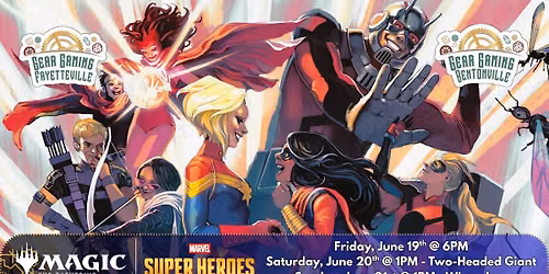 Marvel Super Heroes Pre-Release Weekend \u2013 Gear Gaming Bentonville