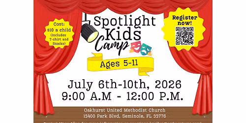 \ud83c\udfad Spotlight Kids Camp 2026 \ud83c\udfad