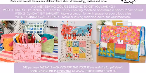 TEEN SEWING MACHINE CLUB : JANUARY 2026