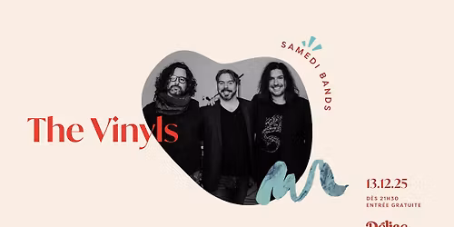 Samedi Bands - The Vinyls | Soir\u00e9e rock | 13 d\u00e9cembre 2025