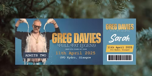 Greg Davies at Eventim Apollo