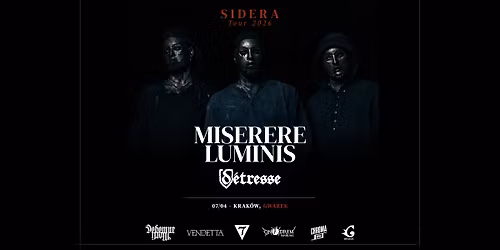 MISERERE LUMINIS \u2022 D\u00c9TRESSE | 07.04.2026 | Krak\u00f3w - Gwarek