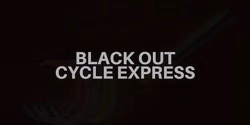 TGIF: Cycle Express Theme Ride- BLACK OUT CYCLE\ud83d\udda4\ud83d\udd77