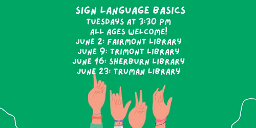 Sign Language Basics: June 2026