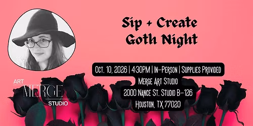 Sip and Create Goth Night