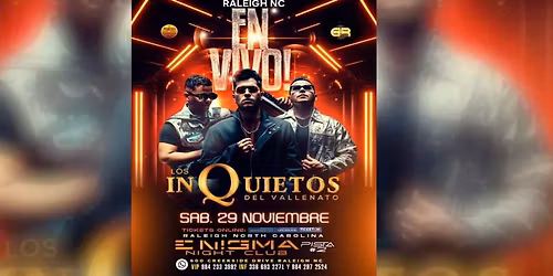 LOS INQUIETOS DEL VALLENATO EN RELEIGH