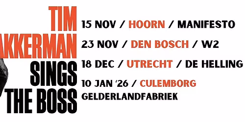 Tim Akkerman Sings The Boss