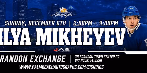 ILYA MIKHEYEV - Public Signing at the BRANDON Store!