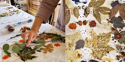 Eco-Printing With Flowers and Autumn Leaves