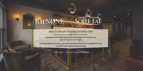 barN\u00d8NE Sip + Socialize @ Sober Bar