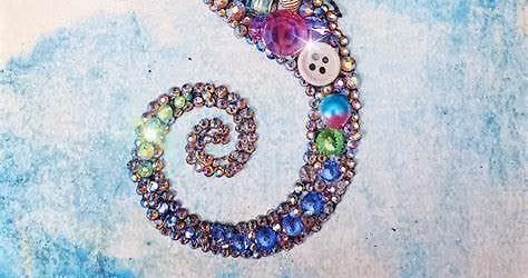 Mixed Media Seahorse