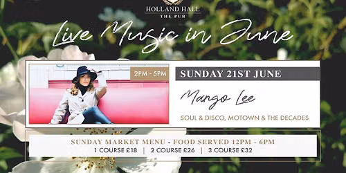 Live Music Sundays in June at The Pub with Margo Lee