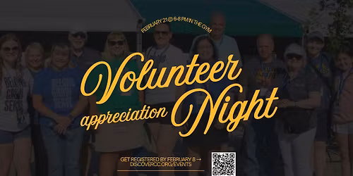 Volunteer Appreciation Night 2026
