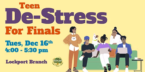 Teen De-Stress for Finals with a Therapy Dog