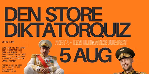 Den Store Diktatorquiz Pt.4