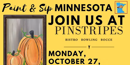 October 27 Paint & Sip at Pinstripes