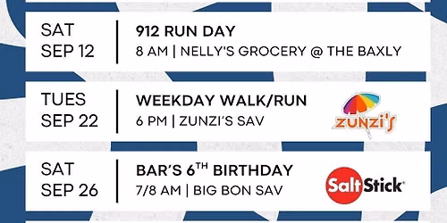 SAV BAR September Run Club