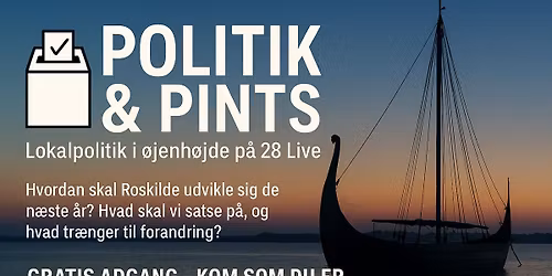 V\u00e6lgerm\u00f8de p\u00e5 28 Live - Politik & Pints