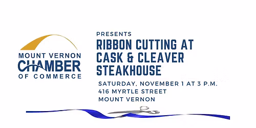 Ribbon Cutting at Cask & Cleaver Steakhouse