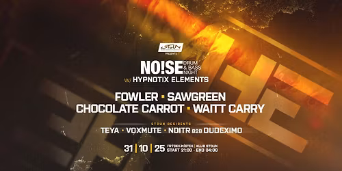 No!se w\/ HYPNOTIX ELEMENTS | Hudebn\u00ed klub STOUN