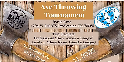 4th Annual Axe Throwing Tournament