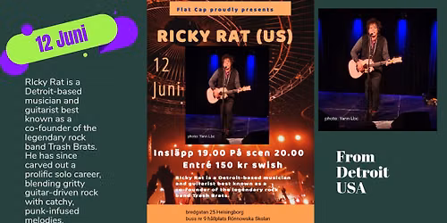 RICKY RAT Detroit USA acoustic European tour