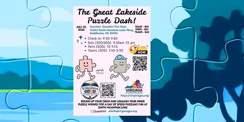 The Great Lakeside Puzzle Dash